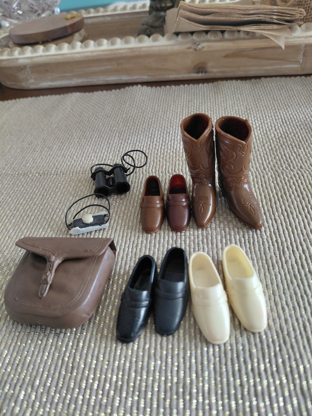 Vintage Mattel Ken Shoes And Accesories